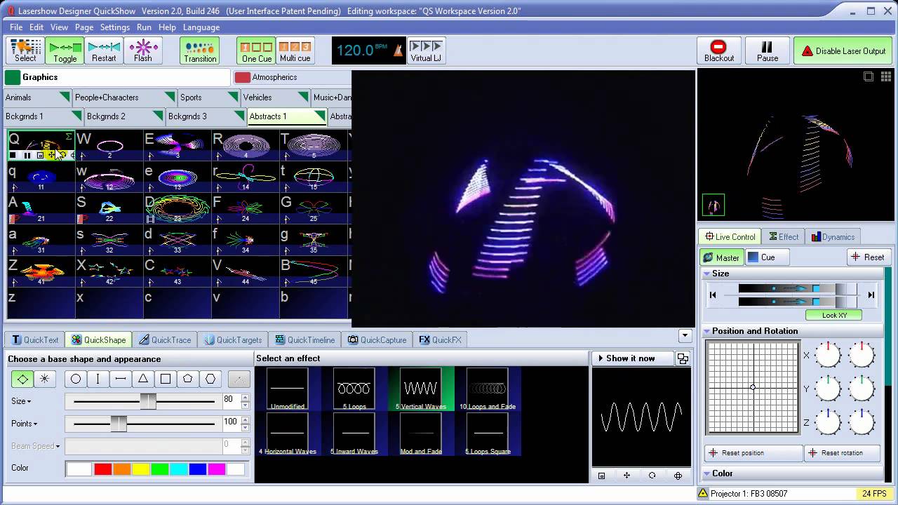 Quickshow Tutorial Chapter 5 Quick Shape Youtube