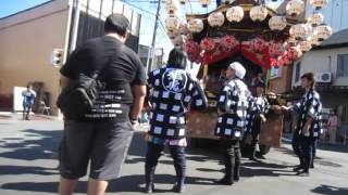 2015年 鳴海例大祭 本町 お昼の作町回転前