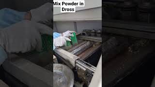 How to remove Dross from solder pot #electronic #shortvideo #shorts #production #suggestion #total