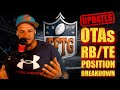 Miami Dolphins OTAs Update | RB/TE Position Breakdown