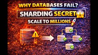 Database Sharding Explained 🚀 | Partitioning vs Sharding (System Design Interviews)
