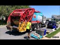 Penn Waste • McNeilus Rearloader Collecting Manual Trash