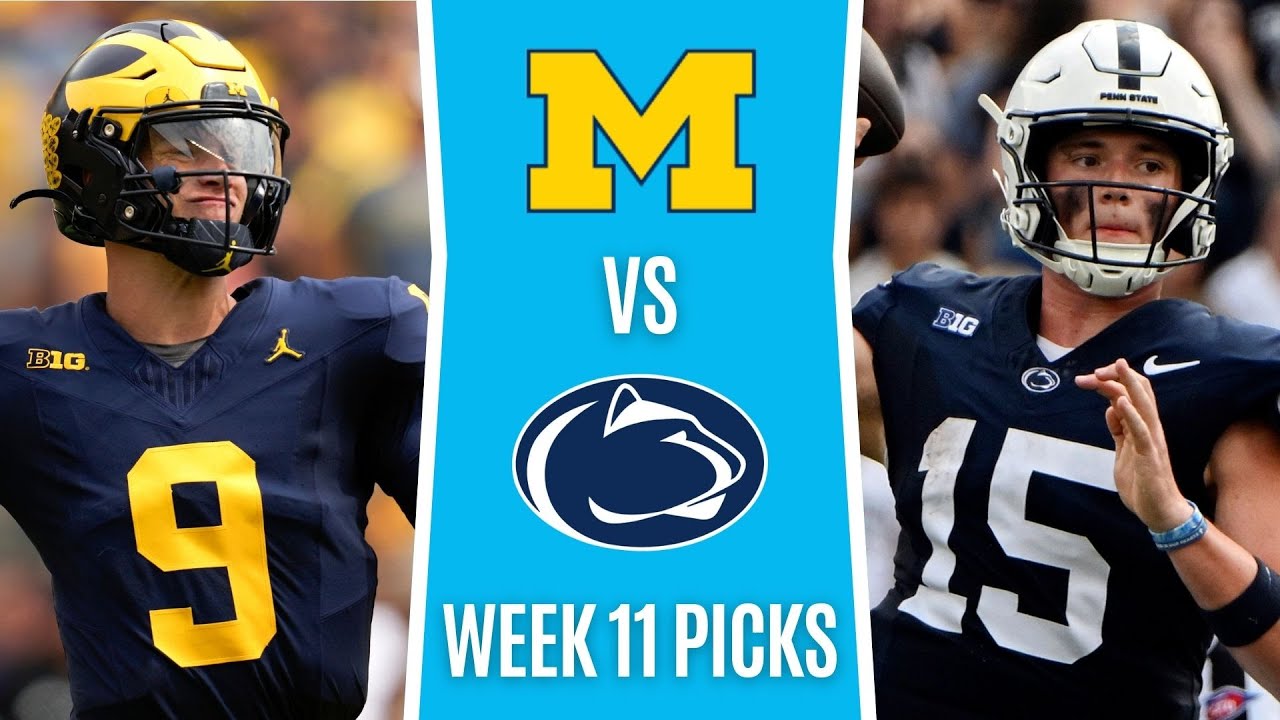 College Football Free Picks | MICHIGAN Vs PENN STATE | NCAAF Picks And ...