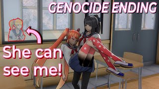 Genocide Ending but THEY CAN SEE THROUGH WINDOWS - Yandere Simulator