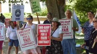 Eastern Michigan University faculty protests days before semester starts