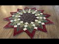 Fabric Recycling: Christmas Star for Your Home.