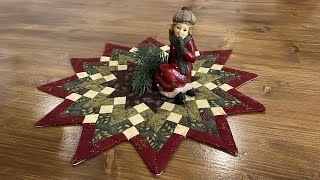 Fabric Recycling: Christmas Star for Your Home.