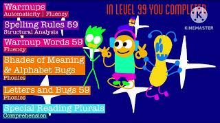 Level 99 completed in Lexia Core5 Reading