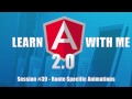 Angular 2 (Angular 4) - Route Specific Animation