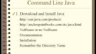 Lesson2 The Command Line Installation | Java Graphics Tutorial