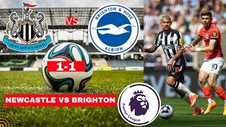Newcastle vs Brighton 1-1 Live Stream Premier League EPL Football Match Today Score Highlights FC