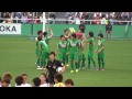 なでしこl第７節 日テレ ２－１ ＩＮＡＣ ハーフタイムの円陣