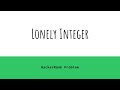 Lonely Integer HackerRank Solution