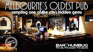 Finding Melbourne's Oldest Pub for a Laphroaig 10 Scotch Whiskey! - Bar Humbug Melbourne