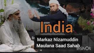 What Maulana Tariq Jameel Sahab said ❤️,  about Maulana Saad Sahab | India Markaz Nizamuddin Bayan