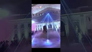 The wedding laser show