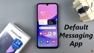 How To Change Default Messaging App On Samsung Galaxy A15