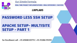 DevOps on AWS | Password less SSH setup | Apache setup- MultiSite setup - Part 1