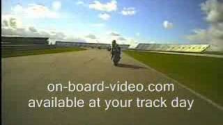 rockingham international a few laps on bike video