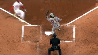 Catcher Interference and Balk on Harper Steal of Home