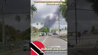 TRINI POLICE BLOCK CHARLOTTE STREET CRIME FIGHTING in Trinidad and Tobago JBManCave.com #Shorts