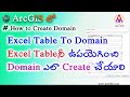 How to Create Table to Domain in ArcGIS||Creating Domains in Arcgis||By JastGIS