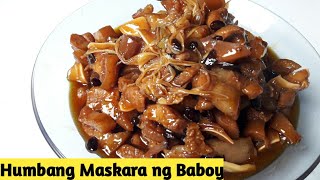 PAANO MAGLUTO NG MASARAP NA HUMBANG MASKARA NG BABOY | KITCHEN IDOL