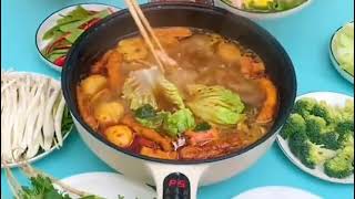 Multifunction Electric 1500W Hot Pot Nonstick Pan for Sauté | Jazp.com