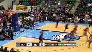 Bernard James scores 38 points for the Texas Legends