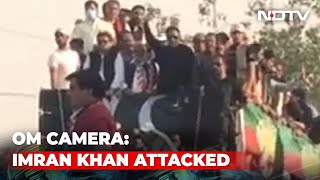 On Camera, Imran Khan Shot At During Rally, Wounded In Leg