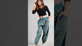 BEST TRENDY JOGGER PANTS FOR GIRLS 👉😳 #short #uniquefashion #viral