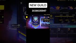 New Guild For My Subscriber/#freefire/#shorts/#trending/#tgrnrz/#ninja/#viral/#guild/#join