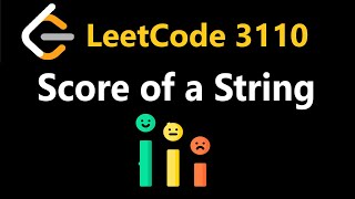 Score of a String - Leetcode 3110 - Python