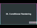 Conditional Rendering in React | React JS  Course for Beginners | React JS Tutorial | #revildo_code