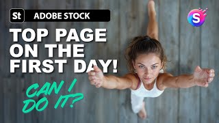 Can My AI-Generated Image Hit Adobe Stock’s Top Page (in just one day)?