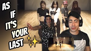 BLACKPINK - 'As if its your Last' DANCE PRACTICE VIDEO (Reaction)