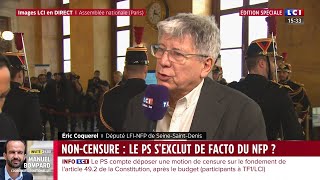 Non censure du PS : seule la censure permet de s’opposer