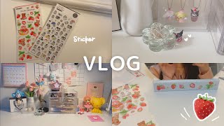 vlog | デスクに新しい仲間が増えました💗お出かけしたりリメイクしたりの休日☕️