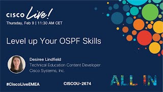 Level up Your OSPF Skills