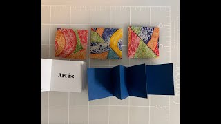 Lotus Fold Book - creating a text block Part #2