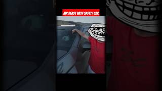 SAFETY CAR VSR BEAST 🗿#mrbeast #trollface #youtubeshorts