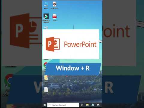 powerpoint ko open karne ka shortcut key #powerpoint #viral #reels #youtube #youtubeshorts #youtuber