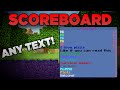 Minecraft | YourScoreboard (Put anything you want to show!) | Plugin Tutorial