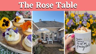 LIFESTYLE VLOG: Afternoon Tea, Lobster Risotto, DIY Courtyard Refresh, New Plants, Floral Cupcakes