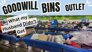 OMG! - Goodwill Outlet Bins - Who buys this stuff? \u0026 What my Husband should have got. My Thrift Haul