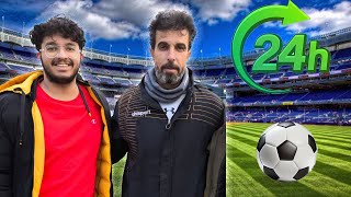 24 ساعت با بازیکن لیگ برتر فوتبال#2 🔥| گزارشگر سیانکی 💙😂