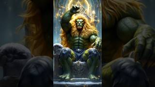 Would you follow my page and like the video? #hulk #venom #ai #lion #animalhybrid