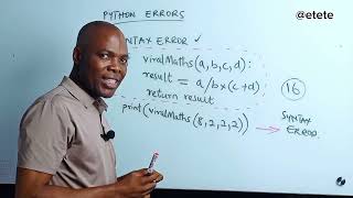 Python Syntax Error: A Beginner's Guide #s4ep1 #education #everyone