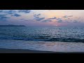 4k listen to the waves while watching the sunset