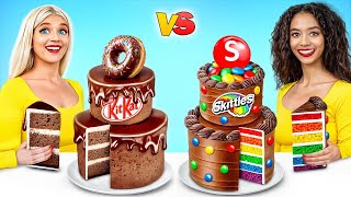 Chocolate Cake Decorating Challenge | Expensive \u0026 Cheap Chocolate Food by Turbo Team